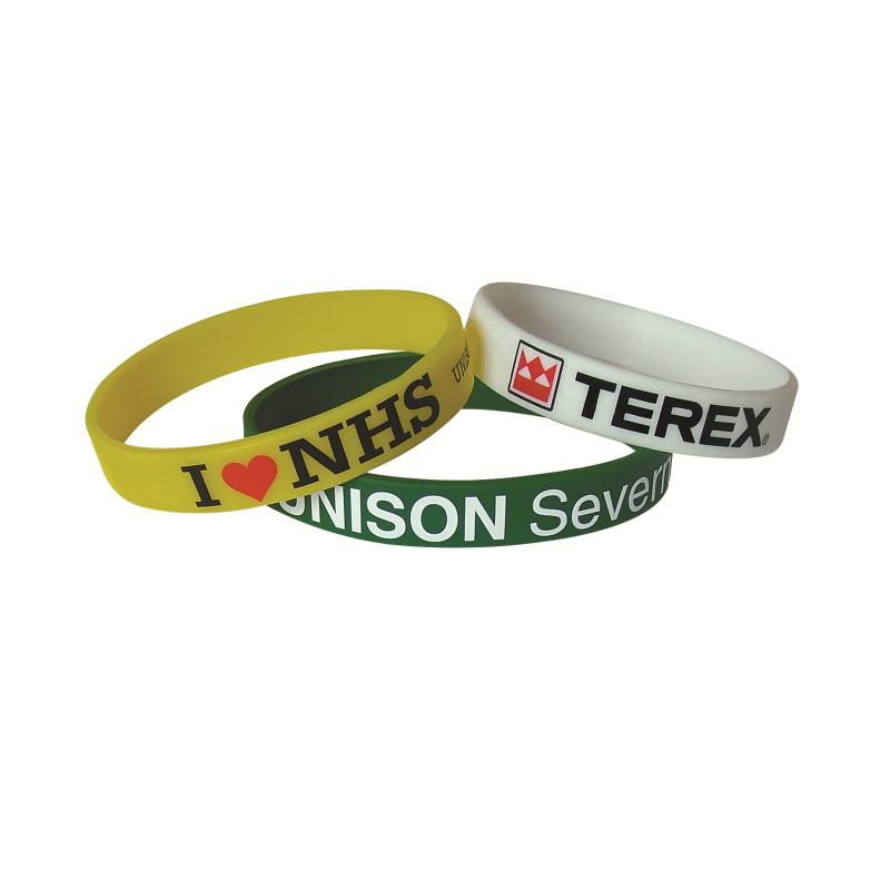 Image of Printed Silicone Wristbands