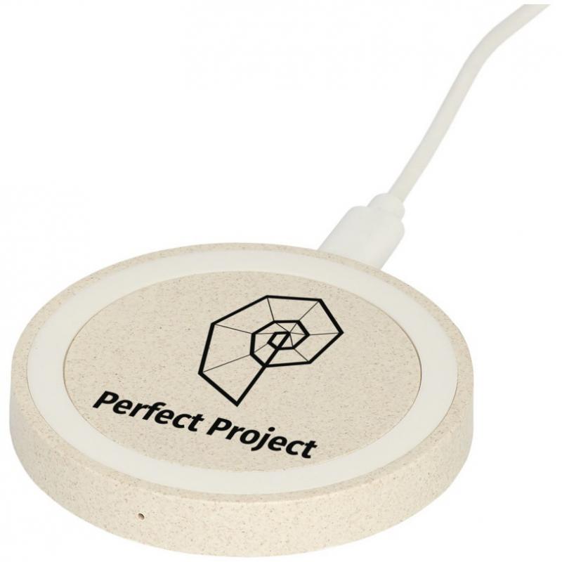 Image of Naka 5W Wheat Straw Wireless Charging Pad