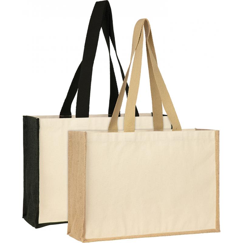 Image of Brookland Jute 10oz Canvas Tote