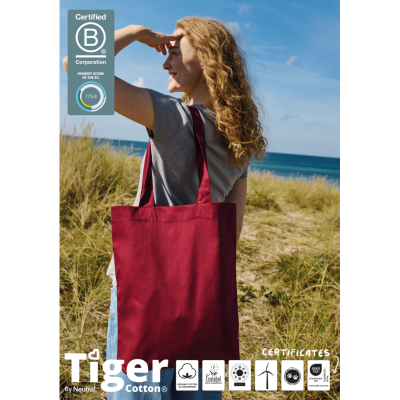 Image of Neutral Tiger Cotton Organic in Conversion Twill Bag